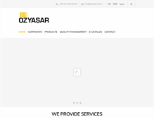Tablet Screenshot of ozyasar.com.tr